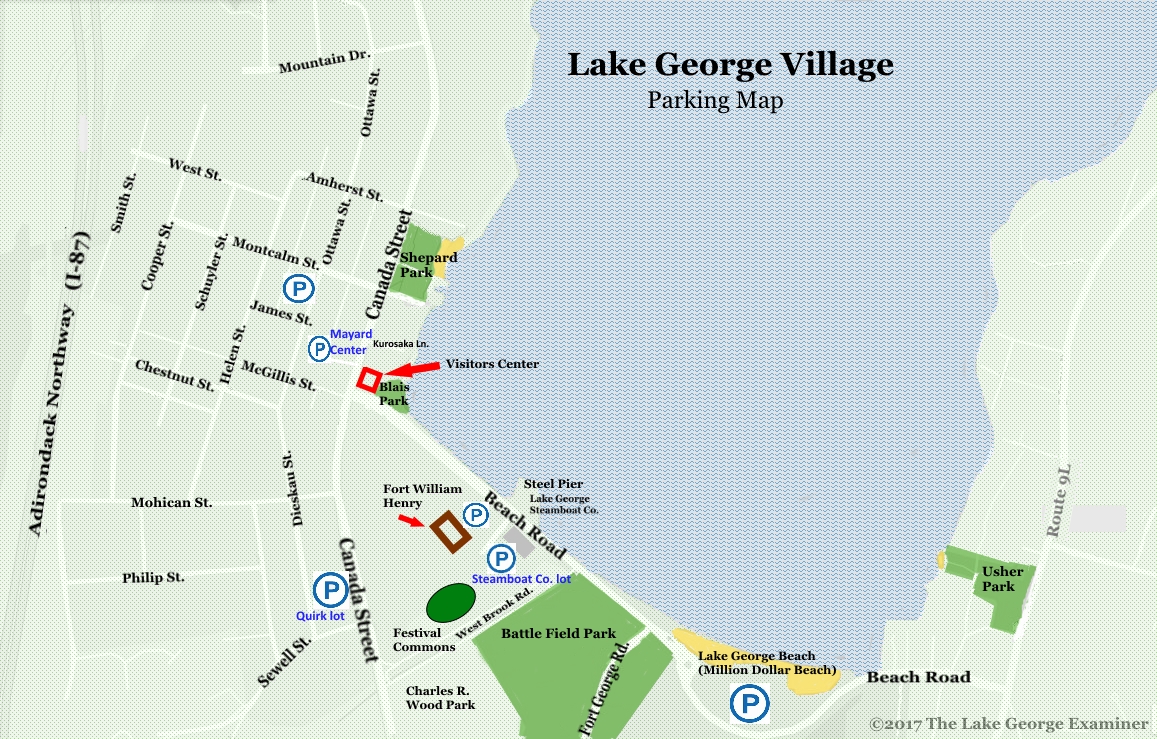 Lake George Village Parking The Lake George Examiner