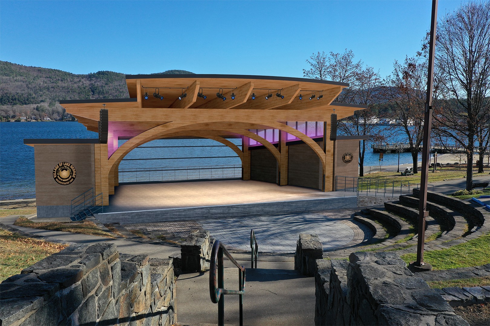 Lake George to dedicate new Shepard Park Stage with ribbon cutting and ...